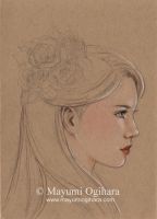 Roses in her hair - WIP